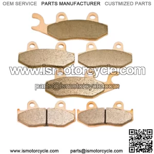 Front Rear Sintered Brake Pads For Yamaha YFZ450R YFZ450R 2009-2017 (For: Yamaha)