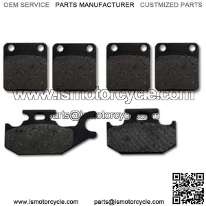 Yamaha Front + Rear Brake Pads YFM 400 450 Grizzly (07-10) Wolverine (06-10) (For: Yamaha)