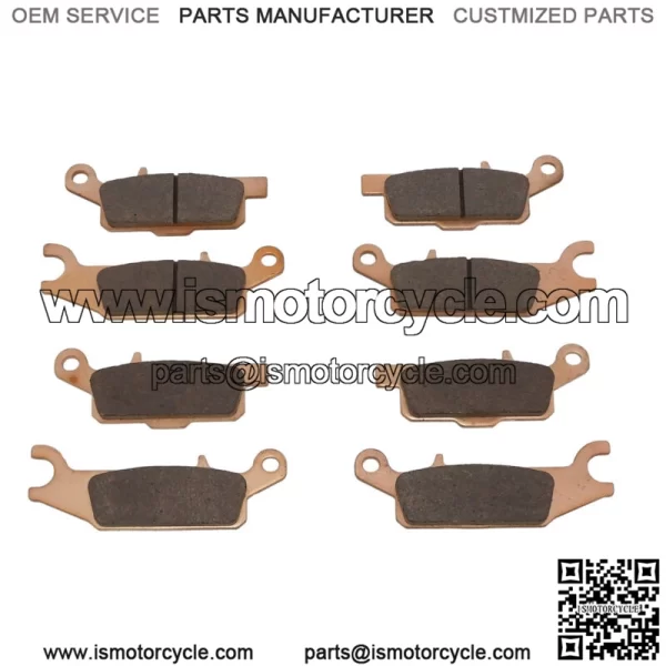 Brake Pads fit Yamaha Grizzly 700 YFM700 2007-2023 Front and Rear by Race-Driven (For: Yamaha)