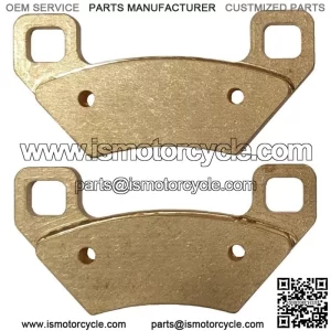 Solid Brass Brake Pads BP-DBK for Honda TRX Front Disc Brake Conversion (For: Honda)