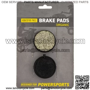 Brake Pad Set for Yamaha Exciter II LE Venture GT Phazer SR540 Center Organic (For: Yamaha)