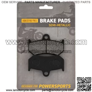 Brake Pad Set for Yamaha Apex FX Nytro RX1 RS Vector Rear Semi-Metallic (For: Yamaha)