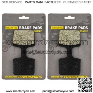 Brake Pad Set for Polaris Indy 600 RMK Switchback 800 Rear Organic 2 Pack (For: Polaris)