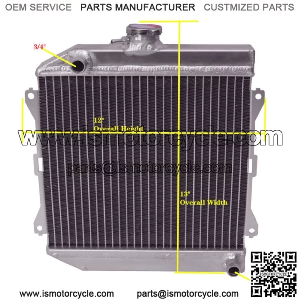 Radiator For 2014-2020 TRX420 Rancher TRX500 Foreman&2020 TRX520 Fourtrax (For: Honda) - Image 2