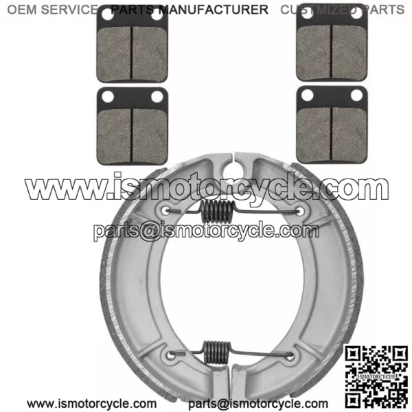 for Yamaha Big Bear 350 YFM350 1999 Front Brake Pads & Rear Brake Shoes