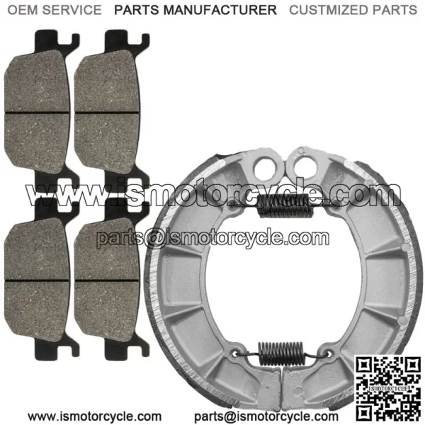 for Honda TRX500 Fe Fpe Foreman 4X4 2005-2011 Front & Rear Brake Pads Shoes