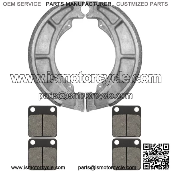 Front Brake Pads And Rear Brake Shoes for Suzuki LT-F250 Ozark 250 2002-2006