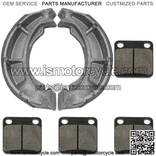 Front Brake Pads And Rear Brake Shoes for Suzuki LT-F250 Ozark 250 2002-2006 - Image 4