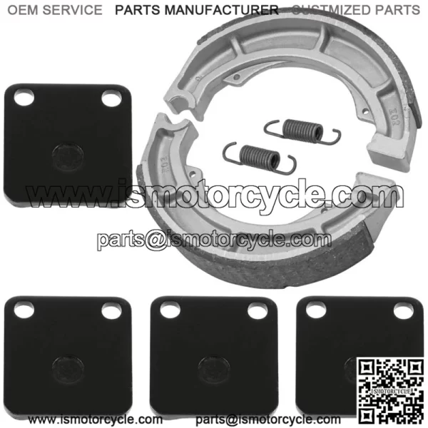 for Suzuki LTA400F LT-A400F Eiger 4WD 2002-2007 Front & Rear Brake Pads Shoes - Image 5