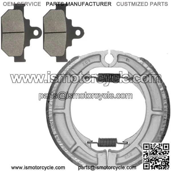 Front Brake Pads & Rear Brake Shoes for Suzuki LS650 Boulevard S40 2005-2017