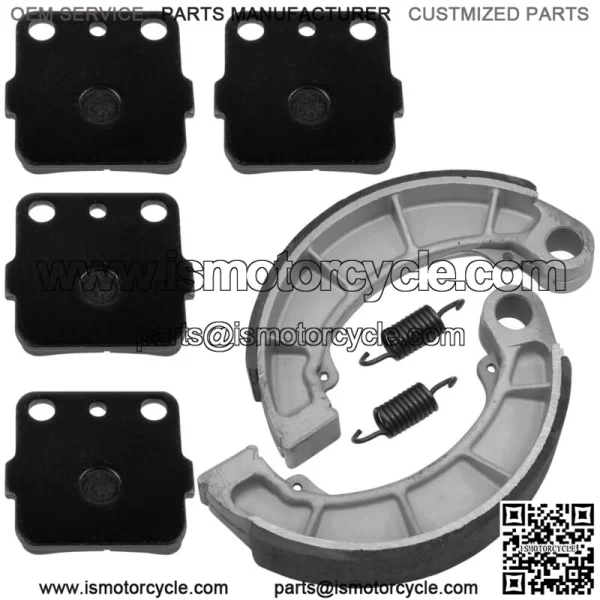 Front Brake Pads & Rear Shoes for Honda TRX420FPM TRX420TE TRX420TM 2007-2018 - Image 5