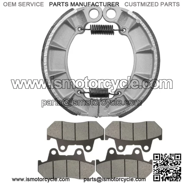 for Honda VT1100C Shadow 1100 1985 1986 Front Brake Pads & Rear Brake Shoes