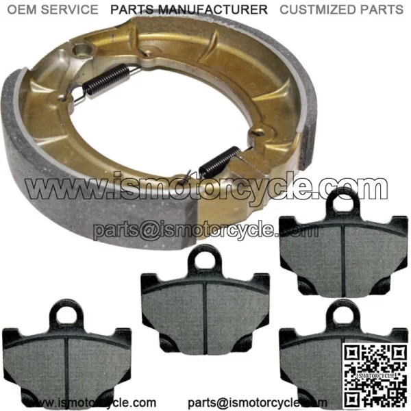 Front Brake Pads & Rear Shoes for Yamaha XJ750 XJ750D XJ750M Maxim 750 1981-83