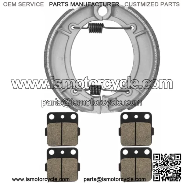 for Yamaha Grizzly YFM600 YFM600F HD 2000-2001 Front Rear Brake Pads Shoes