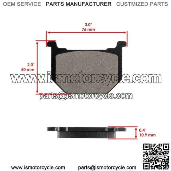 for Kawasaki KZ305 KZ 305 CSR LTD 1981-82 1987-88 Front Brake Pads & Rear Shoes - Image 3