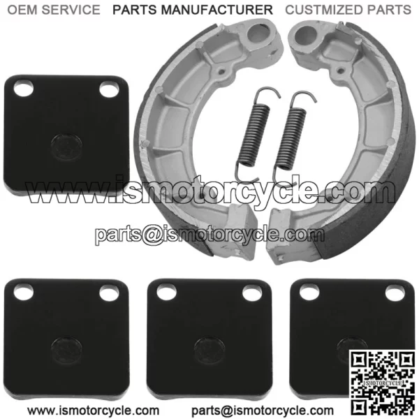 Front Brake Pads & Rear Shoes for Kawasaki KVF300 Prairie 300 4X4 1999 00 01 02 - Image 5