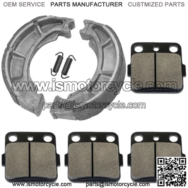 Front Brake Pads And Rear Brake Shoes for Suzuki LT-F250 Ozark 250 2007-2014 - Image 4