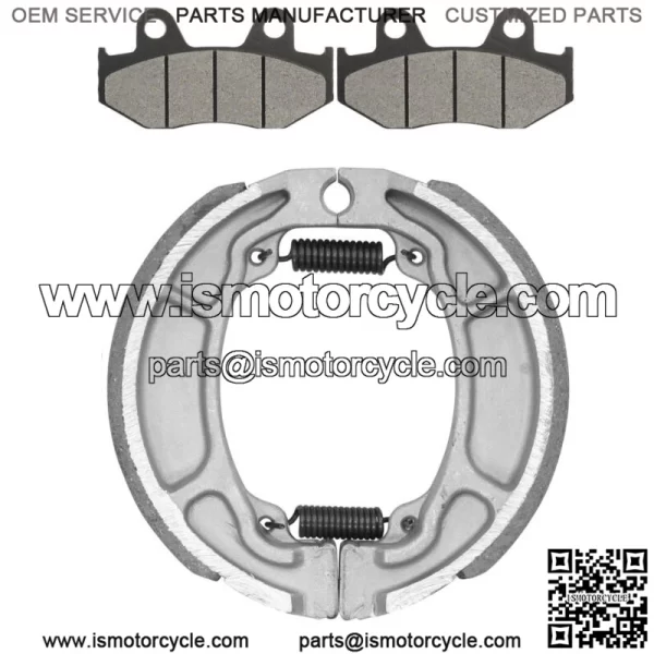 Front Brake Pads & Rear Brake Shoes for Honda Elite 110 NHX110 2010 2011