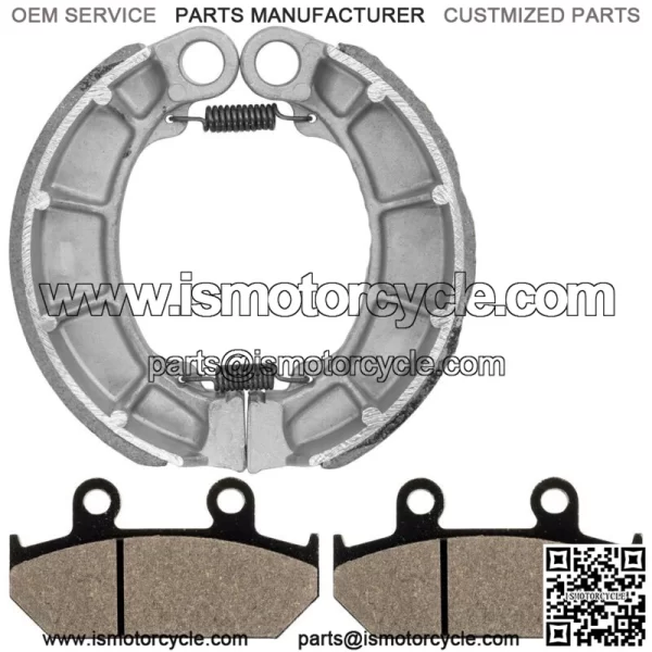 Front Brake Pads & Rear Brake Shoes for Honda VT600C Shadow 600 VLX 1988-1992