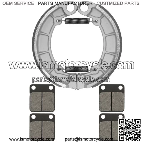 Front & Rear Brake Pads Shoes for Kawasaki KVF400 Prairie 400 1998 99 00 01 02