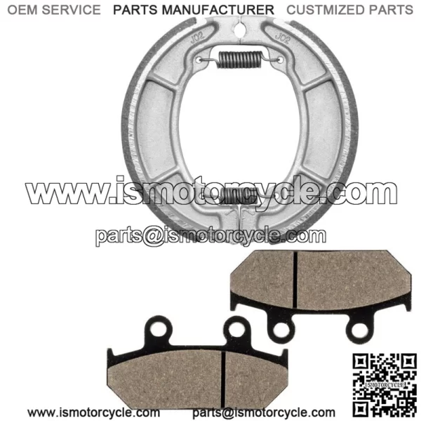 for Honda NX650 Nx 650 1988 1989 Front Brake Pads & Rear Brake Shoes