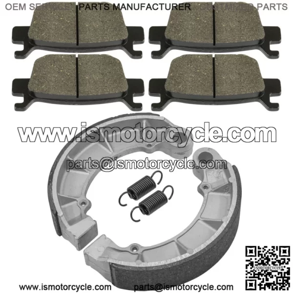 for Honda TRX500FE Fm Fourtrax Foreman 4X4 05-11 Front Rear Brake Pads Shoes - Image 4