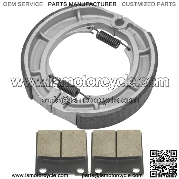 for Suzuki GS550 GS550L 1983 1984 1985 1986 Front Brake Pads & Rear Brake Shoes - Image 4