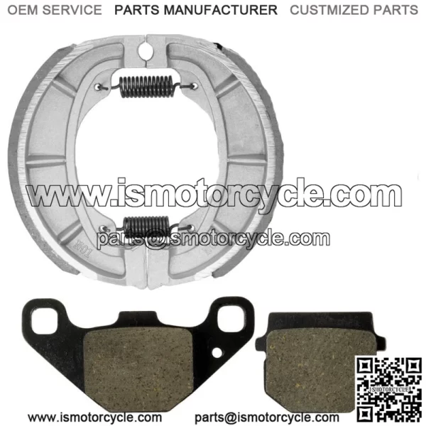 Front Brake Pads and Rear Shoes for Suzuki AH80 1992, AN125HK 2006 2007 2008