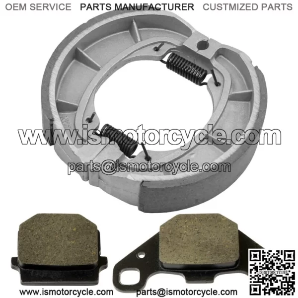 Front Brake Pads and Rear Shoes for Suzuki AH80 1992, AN125HK 2006 2007 2008 - Image 4