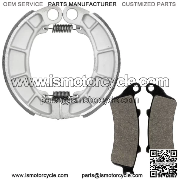 Front Brake Pads & Rear Brake Shoes for Honda Vt250C V-Twin Magna 250 1999-2007