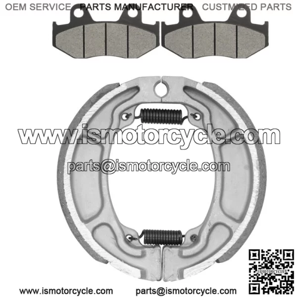 Front Brake Pads and Rear Brake Shoes for Honda FTR223 FTR 2000-2013