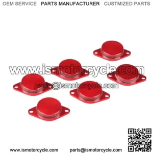 BMW Diesel Engine Eddy Swirl Flap Repair Kit 33MM 6PCS Without Leather Ring #Red