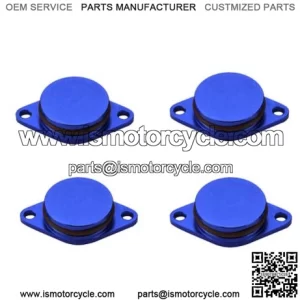 BMW Diesel Engine Eddy Swirl Flap Repair Kit 33MM 4PCS Without Leather Ring #Blue