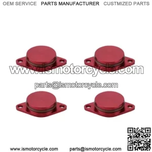 BMW Diesel Engine Eddy Swirl Flap Repair Kit 33MM 4PCS Without Leather Ring #Red