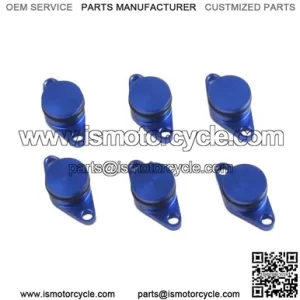 BMW Diesel Engine Eddy Swirl Flap Repair Kit 22MM 6PCS Without Leather Ring #Blue