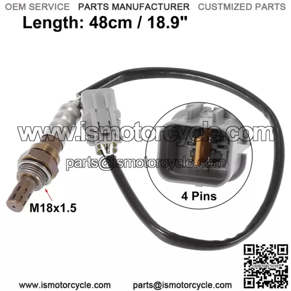 Oxygen sensor (front left)  39210-3CAA0    for Hyundai 12 New Santa Fe 3.0L - Image 2