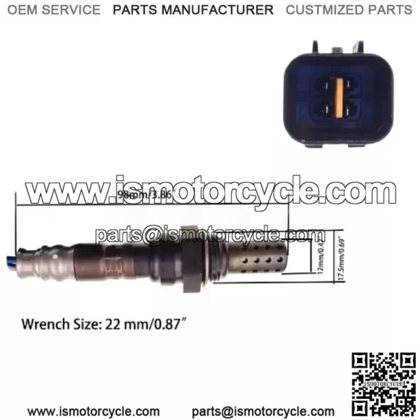 Oxygen sensor (rear right) MN153037 for Mitsubishi 4G69/Outlander 2.4L - Image 2