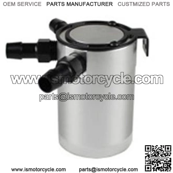 05019 Oil Breather Pot # Silver