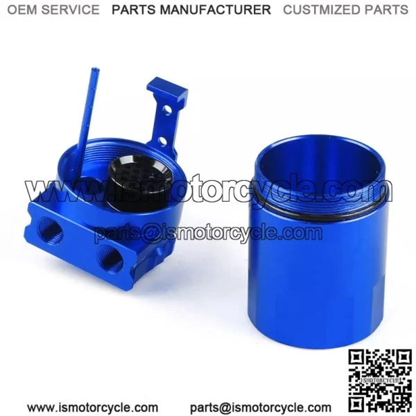 05032 Engine Oil Breather Pot with Air Filter # Blue - Image 3