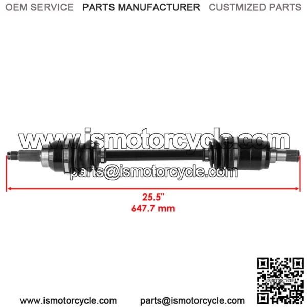 Front Left & Right Axles for Honda Pioneer 500 44350-HL5-A41 / 44250-HL5-A41 - Image 2