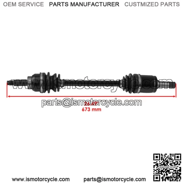 Front Left & Right Axles for Honda Pioneer 500 44350-HL5-A41 / 44250-HL5-A41 - Image 4