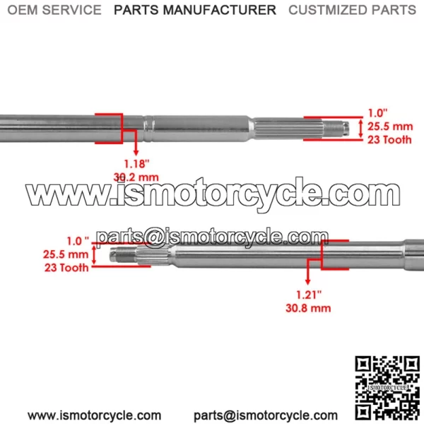 Rear Axle Shaft For Polaris Xpedition 325 425 2000-01 / Magnum 500 99-01 5131862 - Image 3