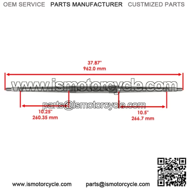 Rear Axle Shaft For Polaris Predator 500 2003-2007 5133722 ATV - Image 2