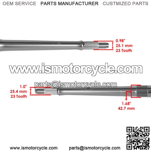 Rear Axle Shaft For Polaris Predator 500 2003-2007 5133722 ATV - Image 3