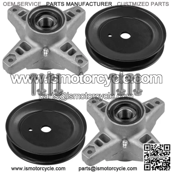 42" Deck Spindle & Pulley for Cub Cadet LT1018 13AB11CG710 13AX11CG710 618-3129 - Image 4