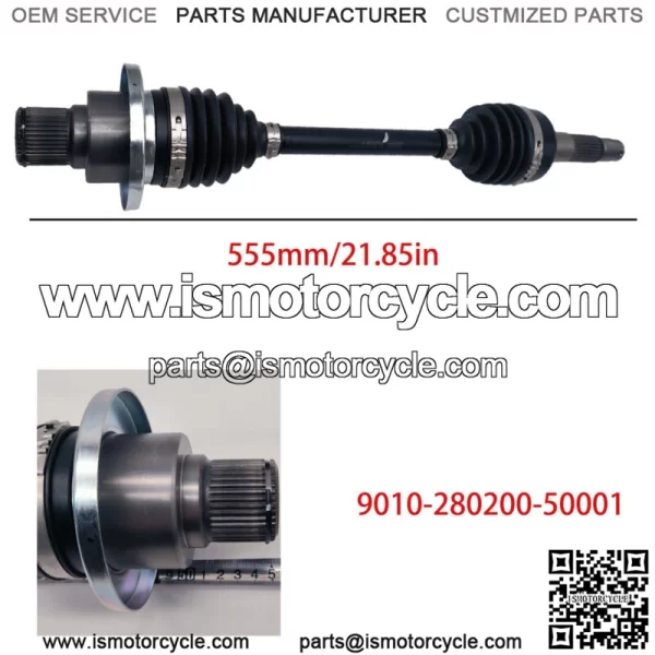 21.8in Rear Right CV Drive Shaft for CFMoto 500 X5 X6 CF800 9010-280200-50001 - Image 2