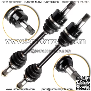 Front Left Right For Yamaha Grizzly 550 700 Kodiak 2007-2013 Pair CV Axle Shafts (For: Yamaha)