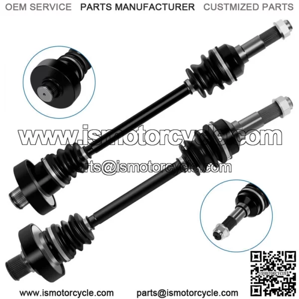 Pair Rear Left Right CV Axle Shaft For Yamaha Rhino 660 2004 2005 2006 2007 (For: Yamaha)