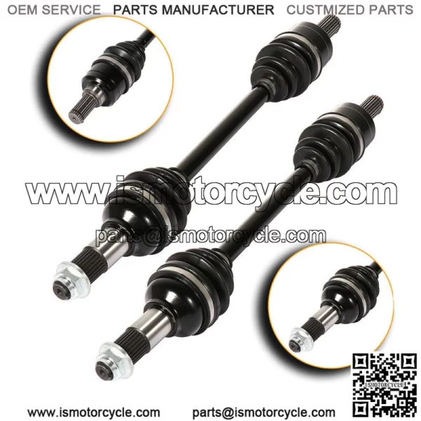 For Yamaha Grizzly 700 2007-2013 Grizzly 550 2009-2014 Pair Rear CV Axle Shafts (For: Yamaha)