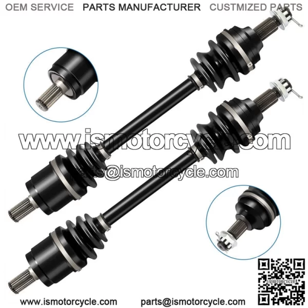 Pair CV Axle Shaft Rear Left Right For Honda Foreman Rubicon 500 2015-2017 4x4 (For: Honda)